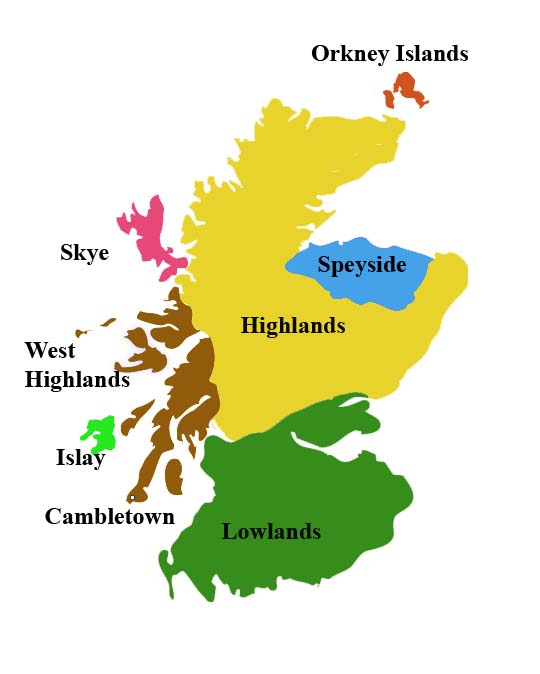 виски регионы шотландия