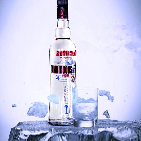 Vodka ambígua 700ml 40% abv