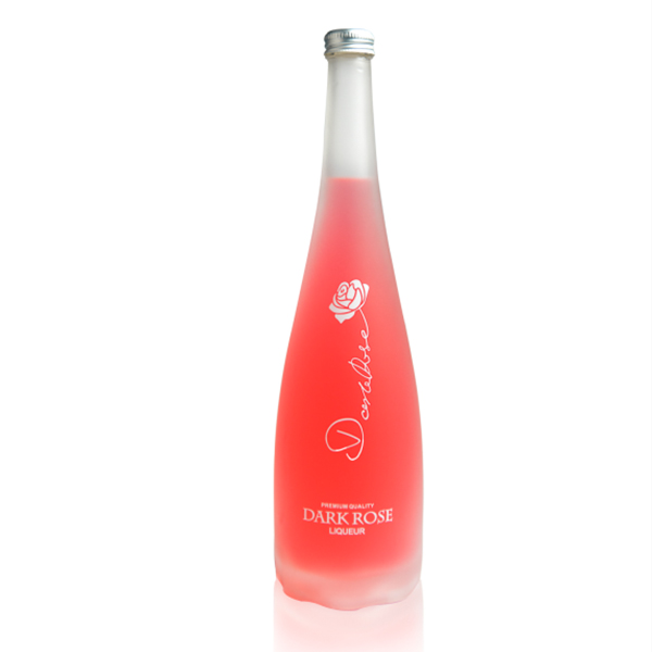Lichior aromat de litchi roz roz trandafir închis 700ml / 375ml 17% abv