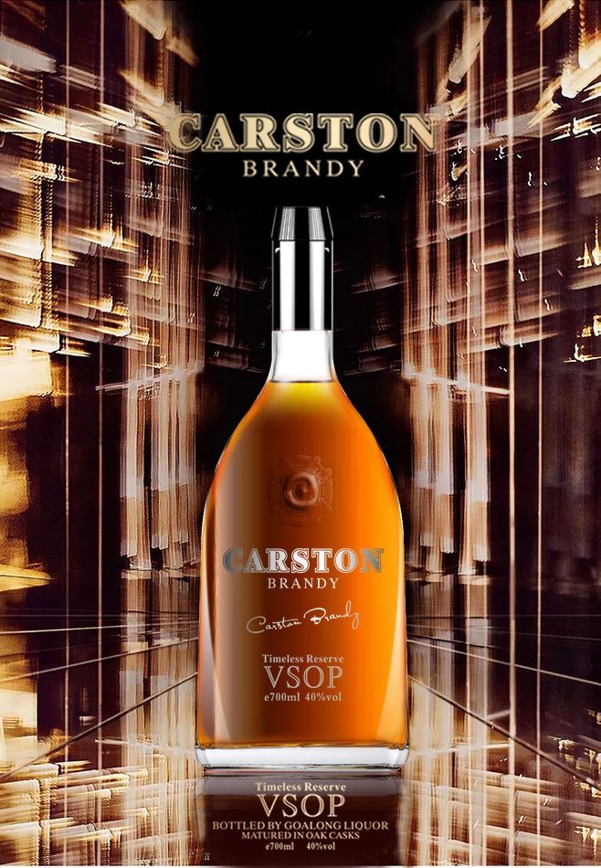 Goalong Royal Carlston brandy VSOP spirits 700ml 40% abv